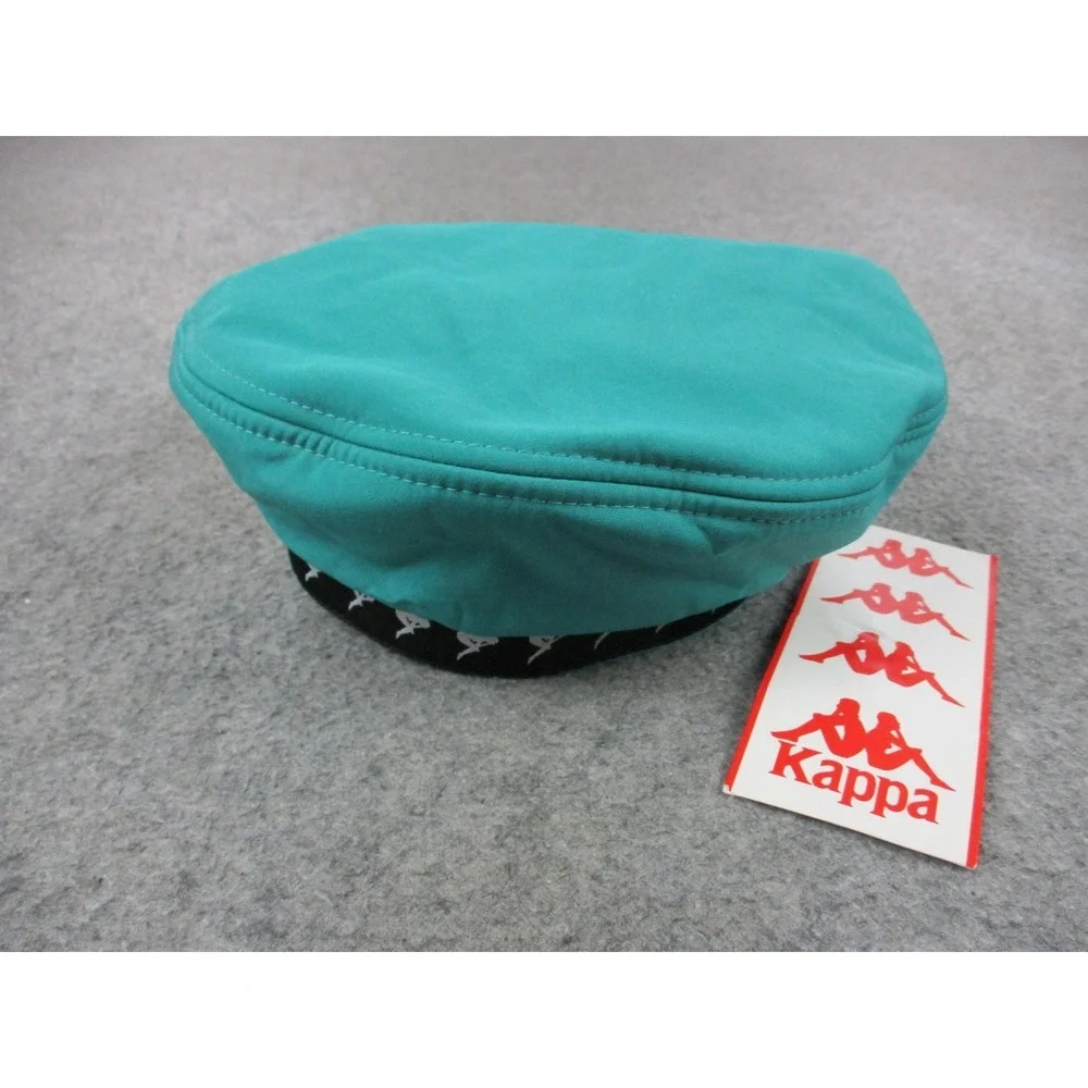 Kappa Hat Cap Fitted Womens 59 Green Banda Bzaian Basque Beret Fleece Lined